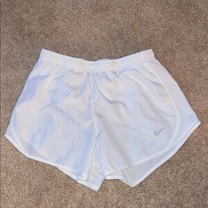 Nike Kids White Athletic Shorts